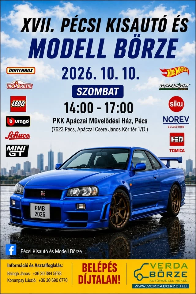 XVII. Pécsi Kisautó és Modell Börze