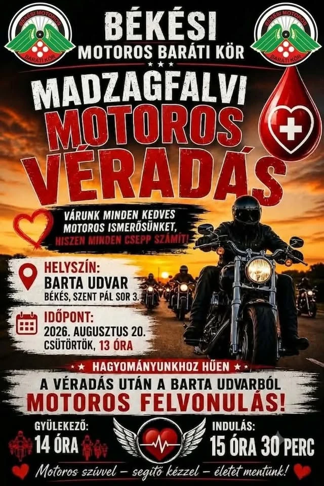 Madzagfalvi motoros véradás