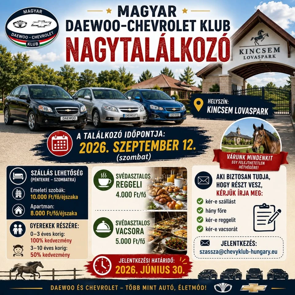 Magyar Daewoo–Chevrolet Klub Nagytalálkozó