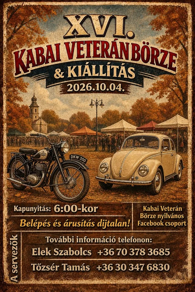 XVI. Kabai Veterán Börze és Kiállítás