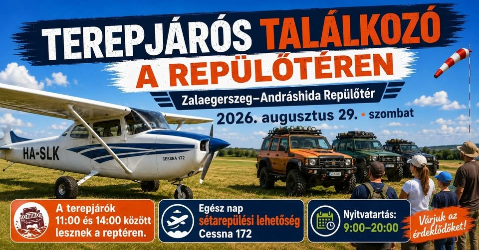 Terepjáró találkozó és Sétarepülés