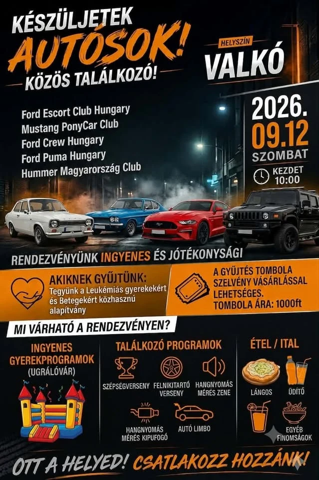 Valkói Nyárzáró Családi Ford&Hummer Amerikai autós Találkozó