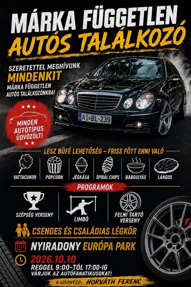 Márkafüggetlen autós találkozó