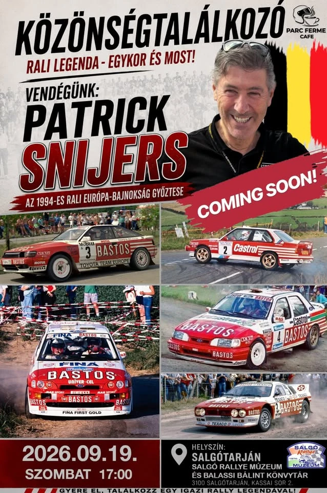 Közönségtalálkozó Patrick Snijers