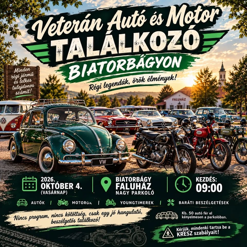 Veterán autó és motor találkozó