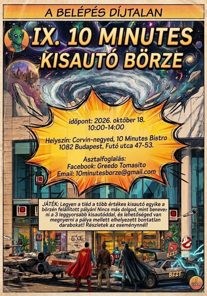 IX. 10 Minutes Kisautó Börze