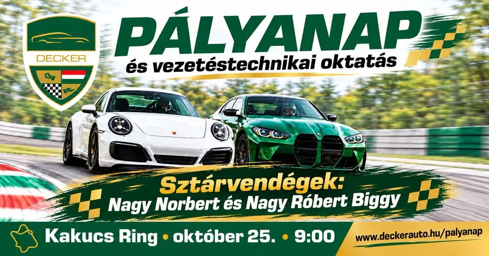 Decker Autó - Pályanap és vezetéstechnikai oktatás