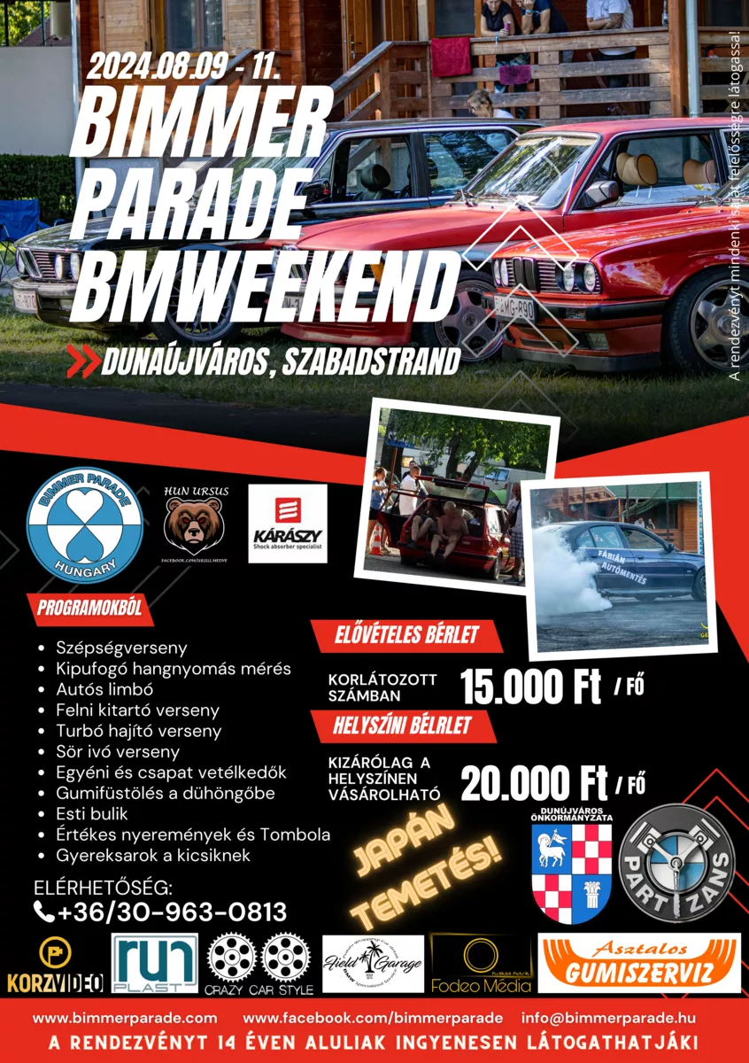 Bimmer Parade Hungary - Nemzetközi BMW Találkozó