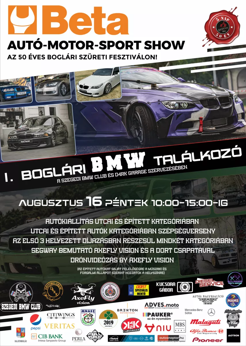 I. Boglári BMW Találkozó a Beta Auto-Motor-Sport Show-n