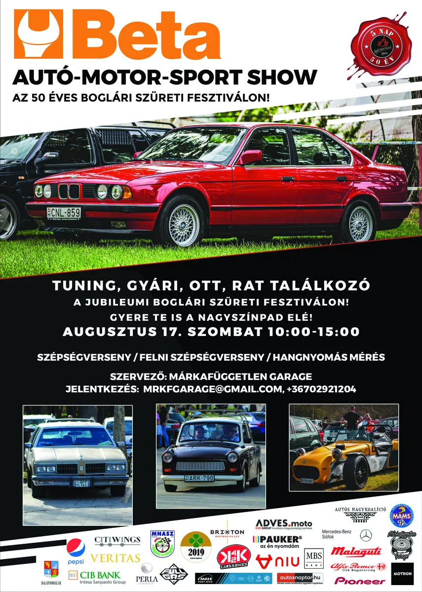 Tuning, Gyári, OTT, RAT találkozó a Beta Auto-Motor-Sport Show-n