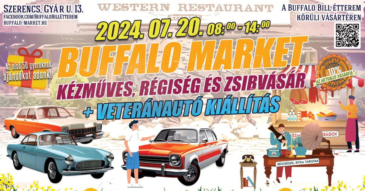 Buffalo Market - veteránautó kiállítás