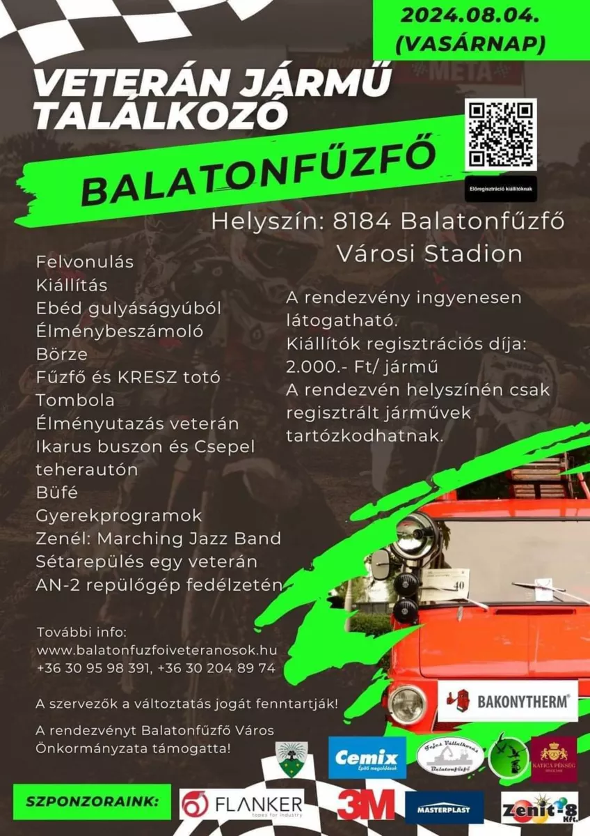 Veterán jármű találkozó Balatonfűzfő