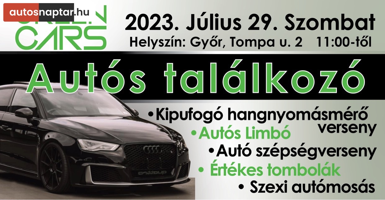 Green Cars Autós találkozó
