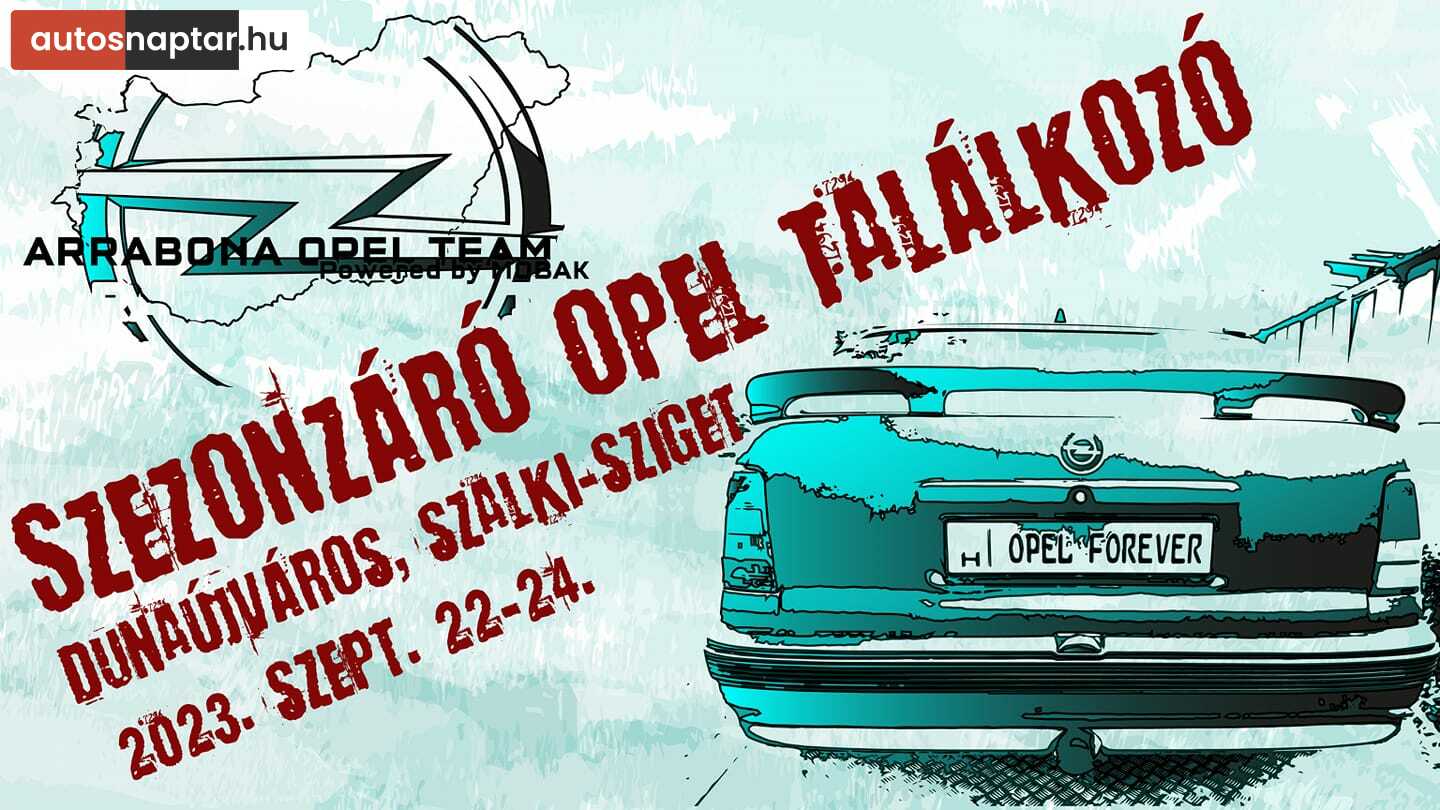Szezonzáró Opel Találkozó 2023 - Piknik